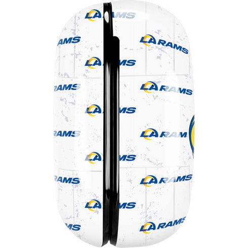 NFL Los Angeles Rams White Logo Blast Galaxy Buds Live Skin