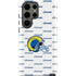 NFL Los Angeles Rams White Logo Blast Galaxy S23 Ultra Pro Case