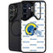 NFL Los Angeles Rams White Logo Blast Galaxy S24 Plus Kickstand Case