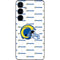 NFL Los Angeles Rams White Logo Blast Galaxy S25 Plus Skin
