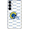 NFL Los Angeles Rams White Logo Blast Galaxy S24 Plus Skin