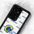 NFL Los Angeles Rams White Logo Blast Galaxy S24 Ultra Waterproof Case