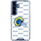 NFL Los Angeles Rams White Logo Blast Galaxy S25 Plus Clear Case