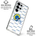 NFL Los Angeles Rams White Logo Blast Galaxy S25 Ultra Clear Case
