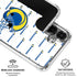 NFL Los Angeles Rams White Logo Blast Galaxy S26 Plus Clear Case