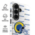 NFL Los Angeles Rams White Logo Blast Galaxy S26 Plus Impact Case