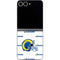 NFL Los Angeles Rams White Logo Blast Galaxy Z Flip6 Skin