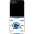 NFL Los Angeles Rams White Logo Blast Galaxy Z Flip6 Skin
