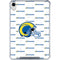 NFL Los Angeles Rams White Logo Blast iPad 11th Gen (2025) Clear Case