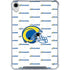 NFL Los Angeles Rams White Logo Blast iPad 11th Gen (2025) Clear Case