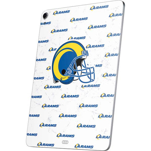 NFL Los Angeles Rams White Logo Blast Apple iPad Air Skin