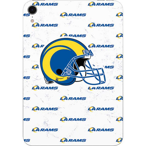 NFL Los Angeles Rams White Logo Blast Apple iPad Mini Skin