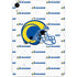 NFL Los Angeles Rams White Logo Blast Apple iPad Mini Skin
