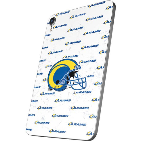 NFL Los Angeles Rams White Logo Blast Apple iPad Mini Skin