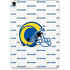 NFL Los Angeles Rams White Logo Blast Apple iPad Pro Skin