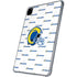 NFL Los Angeles Rams White Logo Blast iPad Pro 11in (2024) Clear Case