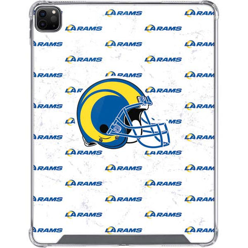 NFL Los Angeles Rams White Logo Blast iPad Cases