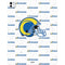 NFL Los Angeles Rams White Logo Blast iPad Pro 13in M4 (2024) Skin