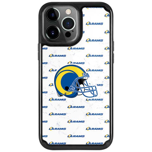 NFL Los Angeles Rams White Logo Blast iPhone Cases