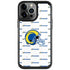 NFL Los Angeles Rams White Logo Blast iPhone Cases