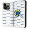 NFL Los Angeles Rams White Logo Blast iPhone 14 Pro Folio Case