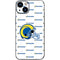 NFL Los Angeles Rams White Logo Blast iPhone Skins