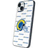 NFL Los Angeles Rams White Logo Blast iPhone Skins