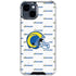 NFL Los Angeles Rams White Logo Blast iPhone 15 Clear Case