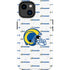 NFL Los Angeles Rams White Logo Blast iPhone 15 Impact Case