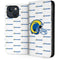 NFL Los Angeles Rams White Logo Blast iPhone 15 Plus Folio Case