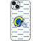NFL Los Angeles Rams White Logo Blast iPhone 15 Skin