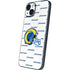 NFL Los Angeles Rams White Logo Blast iPhone 15 Skin