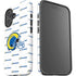 NFL Los Angeles Rams White Logo Blast iPhone 16 Impact Case