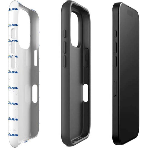 NFL Los Angeles Rams White Logo Blast iPhone 16 Pro Impact Case