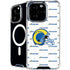 NFL Los Angeles Rams White Logo Blast iPhone 16 Pro Max MagSafe Case