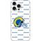 NFL Los Angeles Rams White Logo Blast iPhone 16 Pro Max Skin