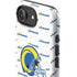 NFL Los Angeles Rams White Logo Blast iPhone 16e Impact Case