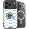 NFL Los Angeles Rams White Logo Blast iPhone 18 Pro MagSafe Case