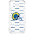 NFL Los Angeles Rams White Logo Blast iPhone XS Clear Case