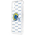 NFL Los Angeles Rams White Logo Blast iPhone XS Clear Case