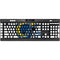 NFL Los Angeles Rams White Logo Blast K95 RGB PLATINUM Mechanical Gaming Keyboard Skin