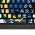 NFL Los Angeles Rams White Logo Blast K95 RGB PLATINUM Mechanical Gaming Keyboard Skin