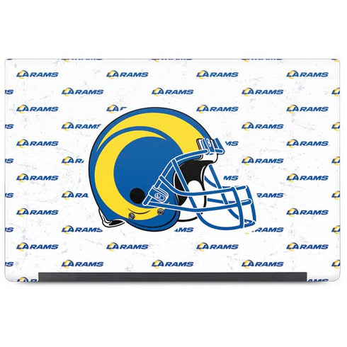 NFL Los Angeles Rams White Logo Blast Dell Latitude Skin