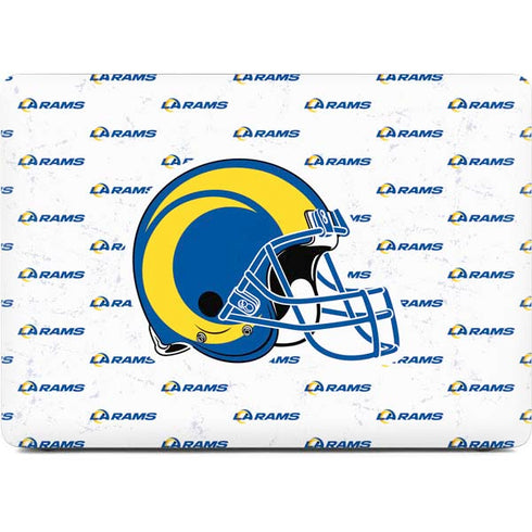 NFL Los Angeles Rams White Logo Blast Apple MacBook Air Skin