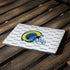 NFL Los Angeles Rams White Logo Blast Apple MacBook Air Skin