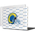 NFL Los Angeles Rams White Logo Blast MacBook Pro 14in (2021-24) Case plus Skin