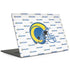 NFL Los Angeles Rams White Logo Blast MacBook Skins