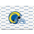 NFL Los Angeles Rams White Logo Blast MacBook Skins