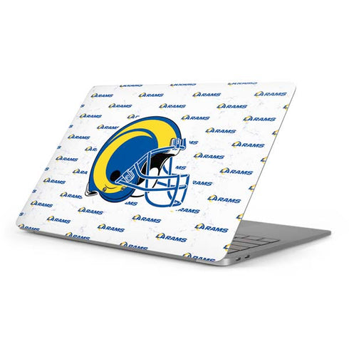 NFL Los Angeles Rams White Logo Blast Apple MacBook Pro 16-inch Skin