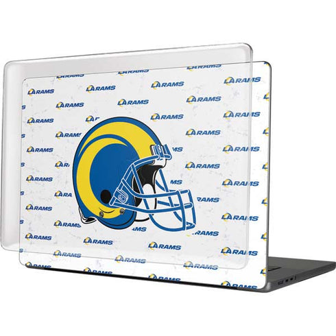 NFL Los Angeles Rams White Logo Blast MacBook Cases